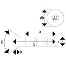 M16 - BZP - 10.9 Grade DIN7991