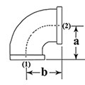 Galv 90 Deg F/F Par151G