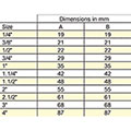 Galv 45 Deg M/F Par156G