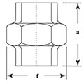 Galv Cone Seat F/F Par271G