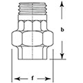 Galv Cone Seat M/F Par272G