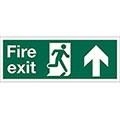 Fire Exit 400mm x 150mm