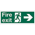 Fire Exit 400mm x 150mm