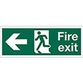 Fire Exit 400mm x 150mm