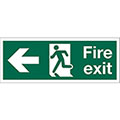 Fire Exit 400mm x 150mm