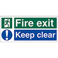 Fire Exit Keep Clear