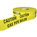 Caution Gas Mains(Pipe) Below