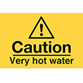 Caution Very Hot Water