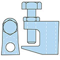 Type FL1 - Flange Clamp - BZP