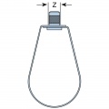 Type SH(N)- Strap Hanger - BZP