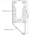 Posi-Glaze Aluminium Profile