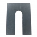 100 x  75 x 1mm  Horseshoe