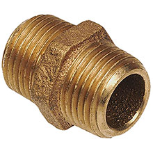 Reducing Hex Nipples J45 - Pipe Fittings - Bronze