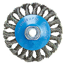 Twist Knot Tapered Steel - Wire Brush