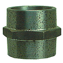 Black Hex - BS1740 - Pipe Fittings - H/W Nipple