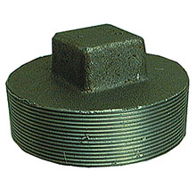 Black - BS1740 - Pipe Fittings - H/W Plug