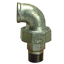 Galv Mac M/F Par262G Elbow - Pipe Fittings - M/I Union