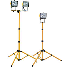 Workshop Twin Head - Tripod Flood Light