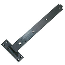 Black - Straight Pair - Gate Hinge