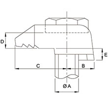 Type BA - Non Adjustable - Recessed Top