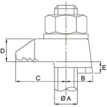 Type BB - Non Adjustable - Flat Top