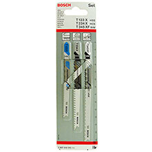 Bosch Progressor 3 Piece - Jigsaw Blade Set (2607010515)