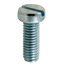 M2.5 - A2 - Grade 304 - DIN84 Machine Screws - Slot Cheese