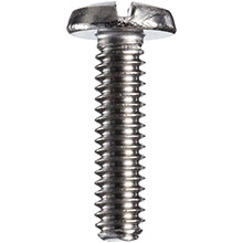 M10 - A2 - Grade 304 - DIN85 Machine Screws - Slot Pan