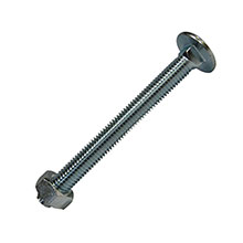 M20 - BZP - DIN603/555 Carriage Bolt & Nut