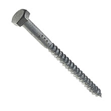 M16 - Galv - DIN571 Coach Screw - Hex Head