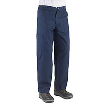 Polycotton - Navy - Long Leg Boiler Suit