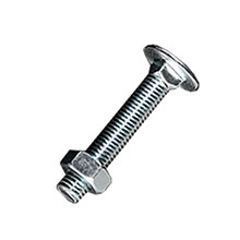 M16 - BZP - DIN603/555 Carriage Bolt & Nut