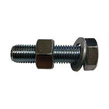 M30 - HDG - Grade 8 Nut & Bolt Setscrew Nut & Washer Assembly