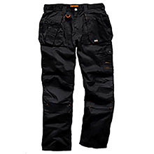 Regular Worker Plus Trousers- Black