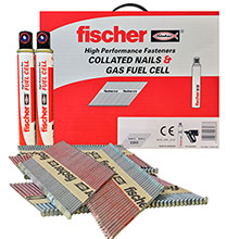 Nail Fuel Packs - Fischer - Smooth Galv - 3.1mm