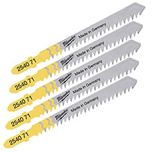 Milwaukee - Wood - Pack of 5 Jigsaw Blades