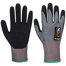 Portwest CT67 - CT Cut F13 Nitrile Glove Grey/Black