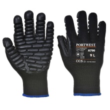 Portwest A790 - Anti Vibration Glove Black