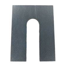 Steel Shim - A2 - 304 Grade 50 x  50 x 1mm  Horseshoe