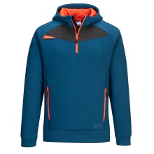 Portwest DX467 - DX4 Quarter Zip Hoodie Metro Blue