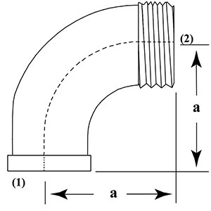 Black 90 Deg M/F Par192B