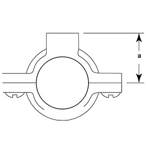 Black Single Ring Clip Par529B