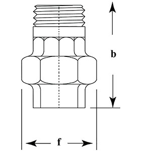 Galv Cone Seat M/F Par272G