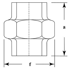 Galv Cone Seat F/F Par289G