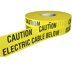 Caution Electrical Cable Below