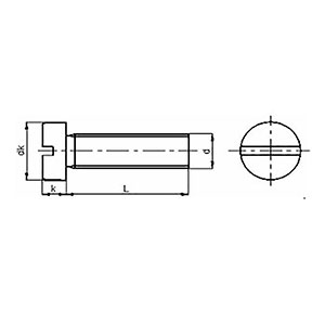 M2.5  - A2 - Grade 304 - DIN84