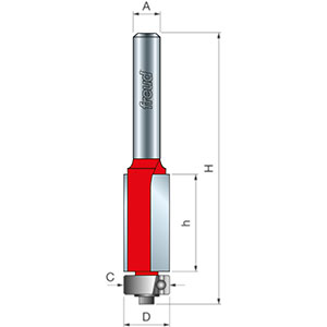 Freud Trimming Bit TCT