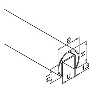 Model 6920 48.3mm Tube  Mirror