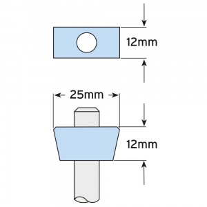 Type VN - V Nut - BZP