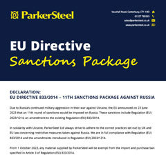 EU Directive Sanctions Package